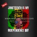 Black Woman T Shirt Transfer Juneteenth DTF Printable Vinyl Transfer